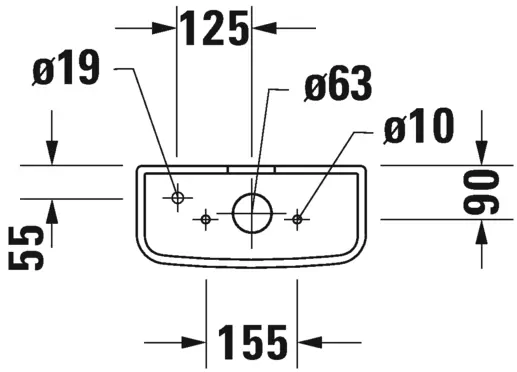 Duravit D-Code WC öblítőtartály 6/3 l, 3/8' 0940100004