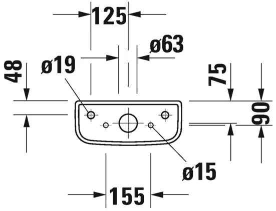 Duravit D-Code WC öblítőtartály, DualFlush, fehér 092710