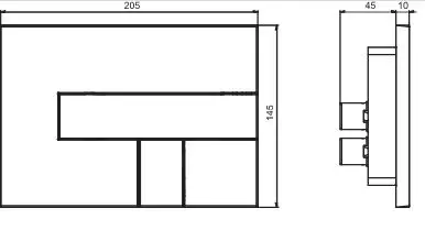 Sanit LOS nyomólap feh-m.kr.16733000002