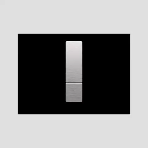 Sanit Nyomólap Bright üveg fekete